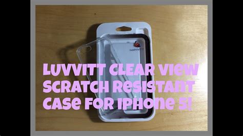 Luvvitt Clearview Scratch Resistant Slim Clear Case For