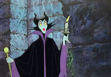 animation collection original production animation cel of maleficent from sleeping beauty 1959