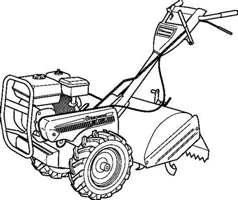 Lawn Mower Coloring Page At Getdrawings Free Download
