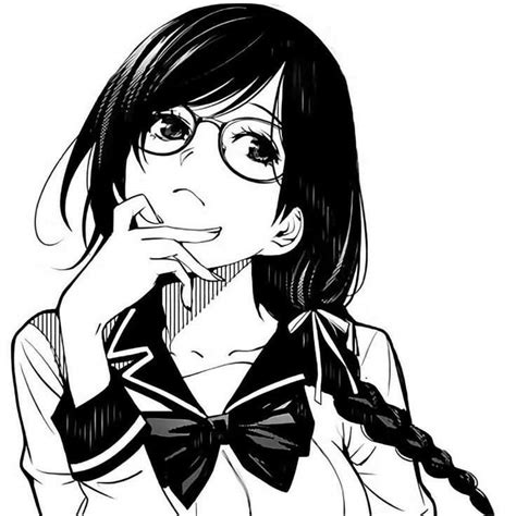 Anime Girl Pfps Black And White Anime Amino