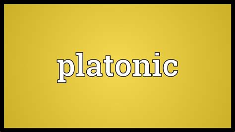 Platonic Meaning - YouTube