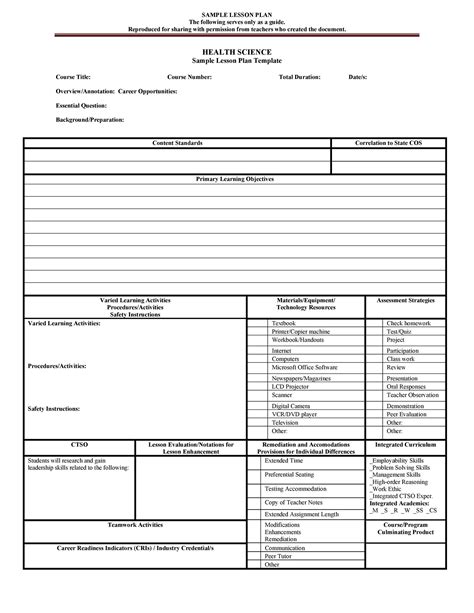 Not only does it map out every lesson for a given period of time, it also allows the teacher to establish connections among them, making the process of learning. 44 FREE Lesson Plan Templates Common Core, Preschool, Weekly