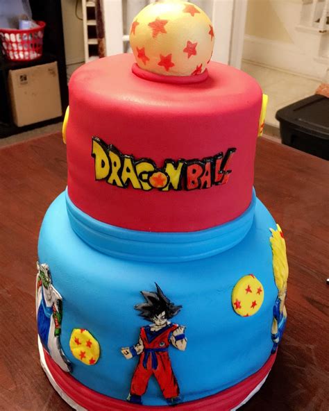 Dragon Ball Z Cake Dragon Ball Z Mexican Food Recipes Birthday Cake