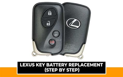 Lexus Key Fob Battery Replacement Step By Step 7 Tips Automotive Den