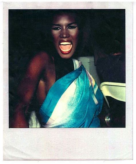 Polaroid Of Grace Jones In The 70s Grace Jones 70s Icons Style Icons Muse 70s Glam Vintage