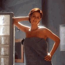 Catherine Bell Towel Gif Catherine Bell Towel Hot Discover Share Gifs