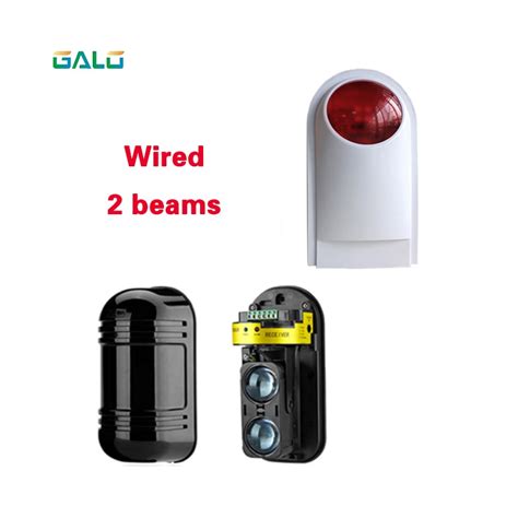 Dual Beam Sensor Active Infrared Intrusion Detector Infrared