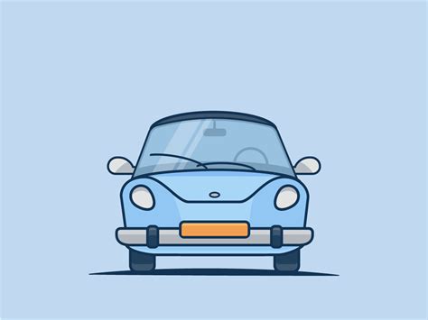 Simple Car Illustration By Stijn On Dribbble
