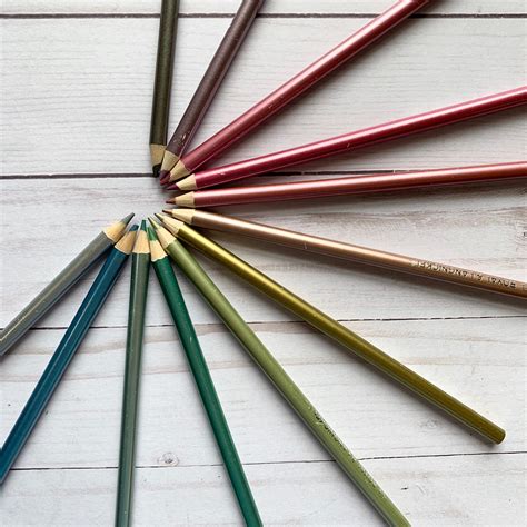 Colored Pencils Metallic Set Of 12