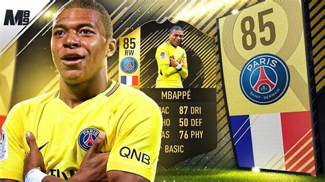 Fifa 18 If Mbappe Review 85 If Mbappe Player Review Fifa 18 Ultimate Team Youtube