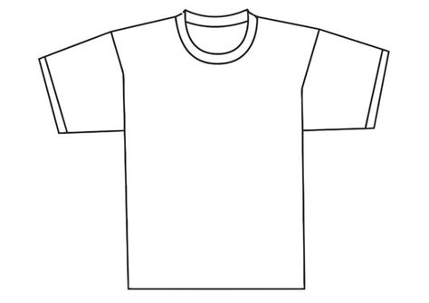 Desenhos De Camiseta Simples Para Colorir E Imprimir Colorironlinecom