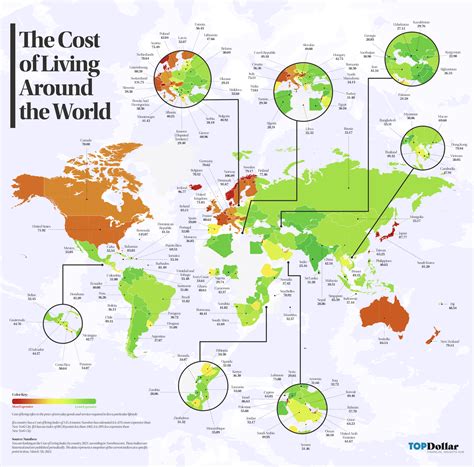 The Cost Of Living Around The World In 2021 Top Dollar