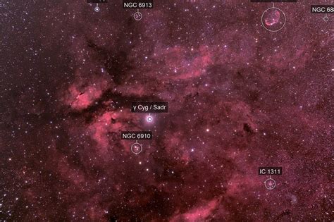 Sadr Region Of Cygnus With Dslr Dom Schepis Astrobin