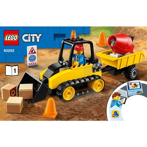 Lego Construction Bulldozer 60252 Instructions Brick Owl Lego Marché