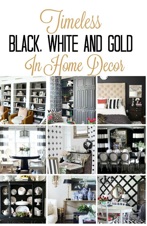 81,427 black home decor products are offered for sale by suppliers on alibaba.com, of which you can also choose from pp, pvc black home decor, as well as from stainless steel, iron, and aluminum. Timeless Black, White and Gold in Home Decor - Remodelando ...