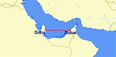 The 235 Mile Journey From Dubai To Doha That Took Over 8 Hours — By Air