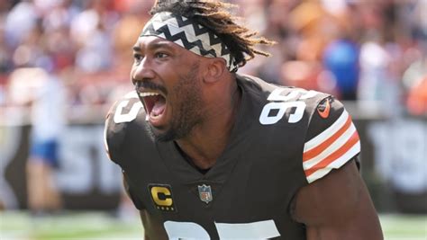 Browns Myles Garrett Neck Expected To Play Vs Steelers