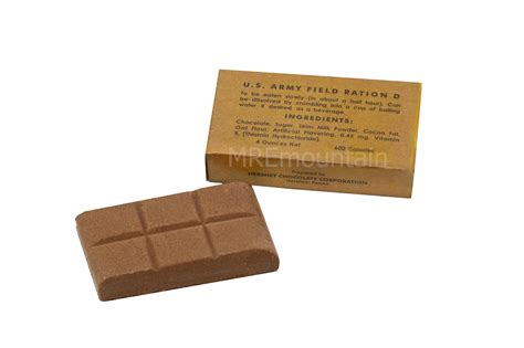 Wwii Us Field Ration D Ration Foreign And International Mres