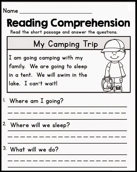 Free Reading Comprehension Online Worksheets For Kids Learning