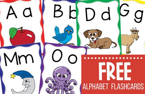 Free Alphabet Flashcards With Keywords Make Take And Teach B5f