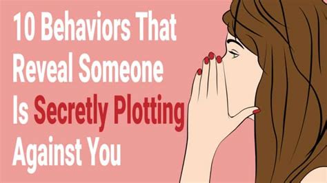 10 Behaviors That Reveal Someone Is Secretly Plotting Against You