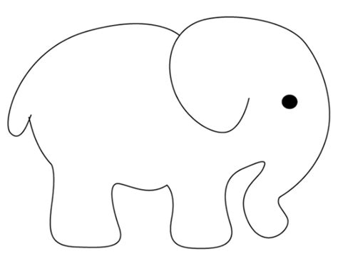 Elefante Dibujo Fácil Para Niños Dibujos De Elefantes