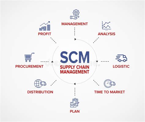 Supply Chain Management Concept Procurement Warehousing