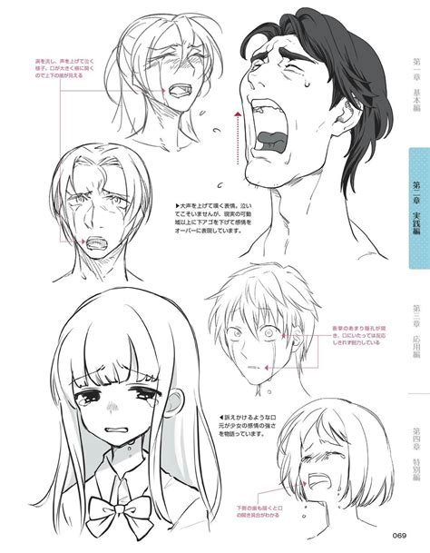 anime emotion crying drawing expressions manga drawing tutorials anime faces expressions