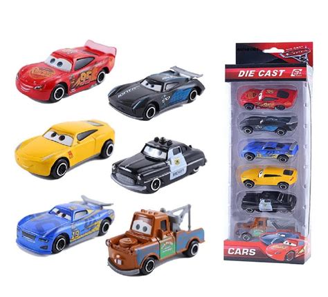 Buy Authfort Set Of 6 Pixar Car 3 Lightning Mcqueen Jackson Storm Mack