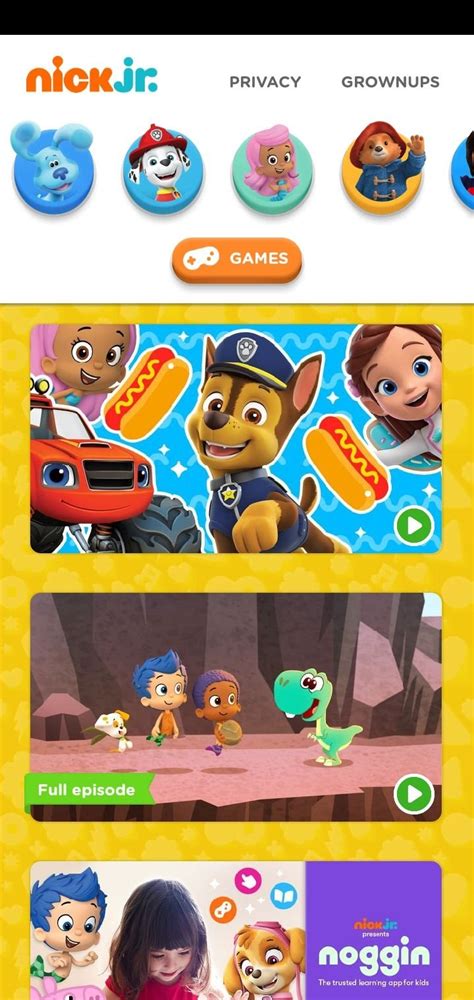 Nick Jr Kids Games Online