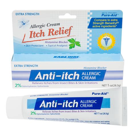 Wholesale Anti Itch Relief Cream 1oz