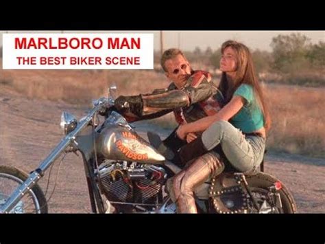Mickey Rourke Marlboro Man The Best Biker Scene Ever Youtube