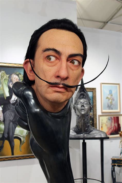 Kazuhiro Tsuji Giant Salvador Dali Sculpture At Scope Gallery In Miami