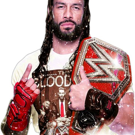 Roman Reigns Custom Universal Champion Render 13 By Superajstylesnick