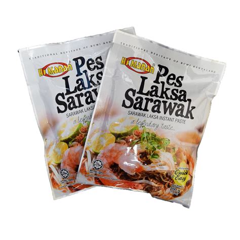 Closely related to other laksa varieties, sarawak laksa is characterized by a subtle, mild flavor. PES LAKSA SARAWAK HJ. MANAN (200g) | Shopee Malaysia