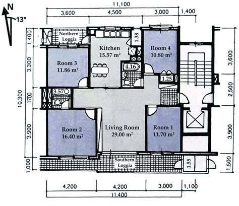 Floor Plans With Dimensions In Meters Home Alqu