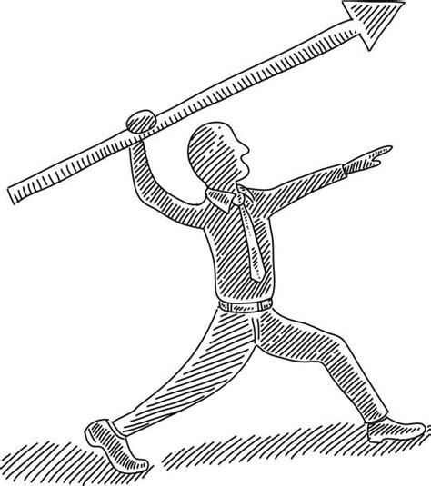 Drawing Of Javelin Illustrations Royalty Free Vector Graphics And Clip