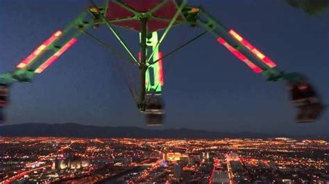Extreme Thrill Rides In Las Vegas 900ft High Stratosphere Zipline