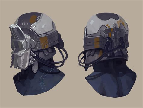 Sci Fi Helmet Concept Rconceptart