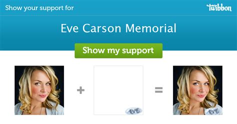Eve Carson Memorial Support Campaign Twibbon