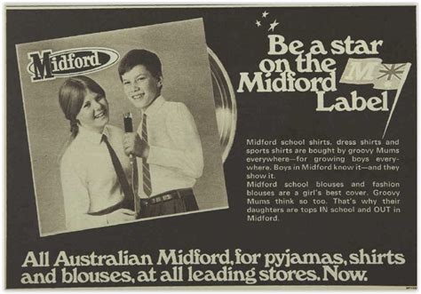 Midford School Shirts Magazine Advertisement Ad January 1970 Vintage