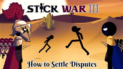 Stick War Legacy Animation Dc2 How To Settle Disputes Youtube
