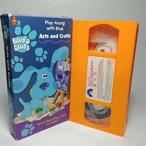 Nick Jr Blues Clues Vhs Tapes Rhythm And Blue Arts And Crafts Birthday