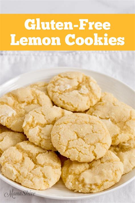 Gluten-Free Lemon Cookies (Dairy-Free) | Gluten free lemon cookies