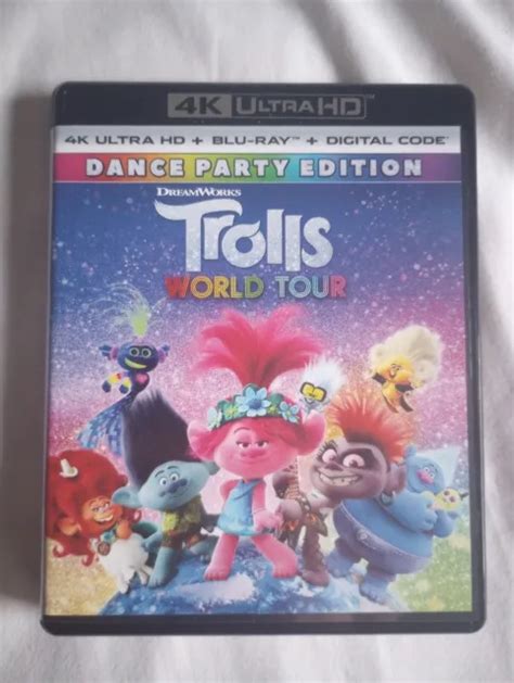Trolls World Tour Ultra Hd Blu Ray 2 Disc Set 2020 4k Uhd Animation