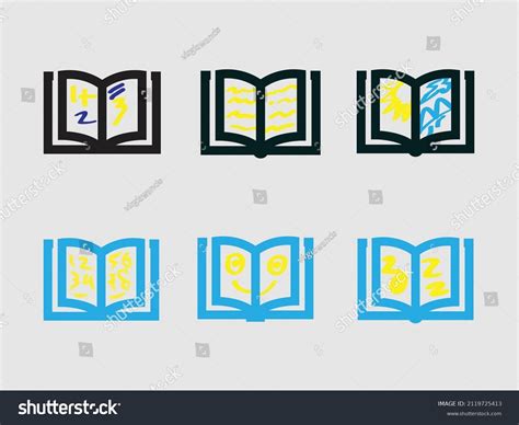 Literary Genres Line Design Style Icons Stock Vector Royalty Free