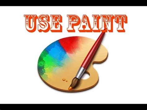 Open paint using cortana search. How to use paint in windows 10 - YouTube