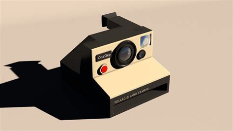 Realistic High Poly Polaroid Camera 3d Model Cgtrader