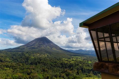 Arenal Volcano And Waterfall In Costa Rica Matthew Paulson Photography