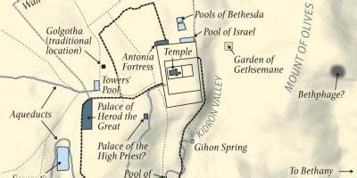 Jerusalén mapa Mapas de Jerusalén Israel Atracciones